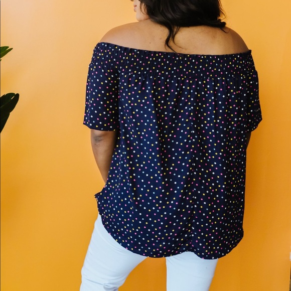 Tiny Twinkling Top in Navy - Picture 9 of 15